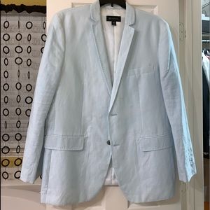 Very pale blue blazer